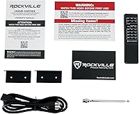 Rockville Home Matrix 4 600W Multi-Room Receiver/Amplifier — image 6