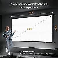 IOLIEO 100-inch Projector Screen 2025 Upgraded — image 6