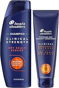 Head & Shoulders Clinical Strength Dandruff Shampoo & Conditioner Set, Dry Scalp Relief, 13.5oz + 9.1oz Review