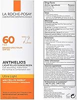 La Roche-Posay Anthelios Light Fluid Facial Sunscreen SPF 60, Travel Size 1.7oz — image 2