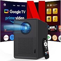 QIAOLET 4K Smart Projector with Google TV — image 1