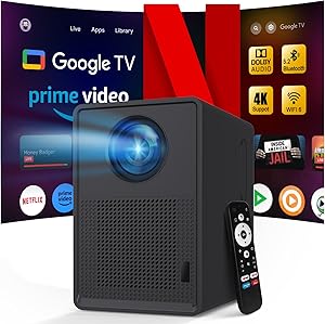 QIAOLET 4K Smart Projector with Google TV Review