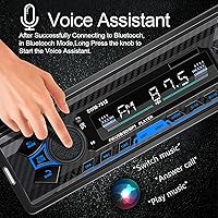 DWMM Single Din Bluetooth Car Stereo System — image 2