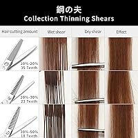 DRGSKL Hair Cutting Scissors 6” Professional Stainless Steel Thinning Shears — image 8
