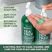 KESMEDIK Tea Tree Oil Shampoo and Conditioner MaxTherapy Set, 16 fl oz Each — image 5