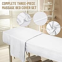 FACULX 12 Pcs 4 Sets Premium Microfiber Massage Table Sheet Set — image 2