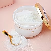 Lollia Elegance Fine Bath Salts 20 oz – White Amber & Mirabelle — image 3
