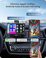 Krunia T95 7″ Wireless Portable CarPlay Screen — image 2