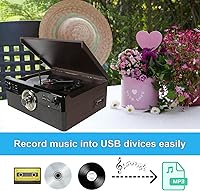 dl 10-in-1 Bluetooth Record Player — image 4