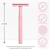 Bambaw Double Edge Safety Razor for Women - Pink — image 2