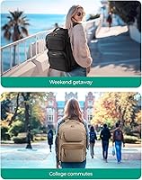 BAGSMART Womens Backpack Carry On Flight Approved 17.3″ Laptop Travel Backpack — image 7