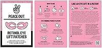 PEACE OUT Retinol Eye Lift Patches, 5 Count — image 2