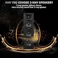 Costzon Active 3-Way 6.5" 2000W PA Speaker — image 6