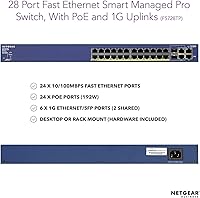 NETGEAR FS728TP 24-Port Fast Ethernet Switch — image 2