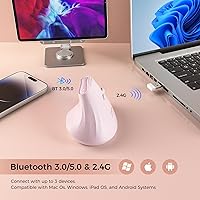KYSONA 57° Ergonomic Wireless Tower Mouse — image 4