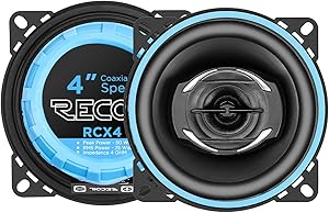 RECOIL RCX4 Echo Series 4-Inch Coaxial Car Audio Speaker System Review
