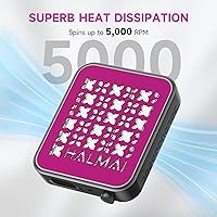 HALMAI Nail Dust Collector - 800Pa Suction, 5000 RPM Motor, HEPA Filter — image 4