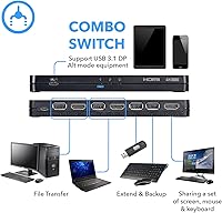 OREI UKM-301C 3-Port KVM Switch — image 3