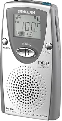 Sangean DT-210 FM-Stereo/AM Pocket Radio
