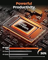 KAIGERR TX16PRO 2025 Gaming Laptop, AMD Ryzen 7 5825U, 16GB RAM, 512GB SSD — image 3