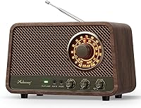 Audiocrazy Vintage Wooden AM FM Bluetooth Radio — image 1