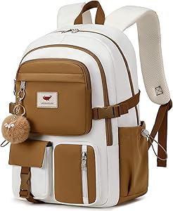Laptop Backpack 15.6 Inch Beige Khaki Review