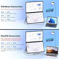 InnoView 23.8″ Dual Monitor 2K QHD Laptop Screen Extender — image 5