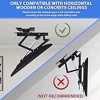 TOPSKY TV02.01 Electric Adjustable Ceiling TV Mount for 32-75 inch TVs — image 8