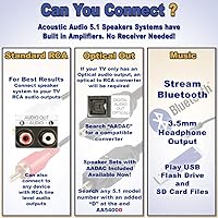 Acoustic Audio AA5102 Bluetooth Powered 5.1 Speaker System — image 7