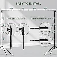 Maxztill 8.5x10 ft Backdrop Stand — image 3