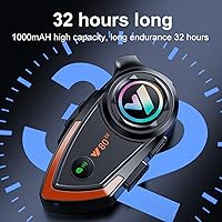 Khptop Y80 Bluetooth Motorcycle Helmet Intercom Headset — image 6