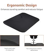 Amazon Basics Salon & Barber Shop Chair Anti-Fatigue Floor Mat, 3ft x 5ft — image 6