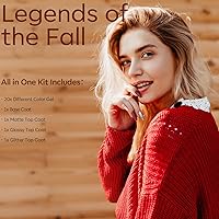 Modelones 24 PCS Gel Nail Polish Kit, A Cozy of the Fall — image 8