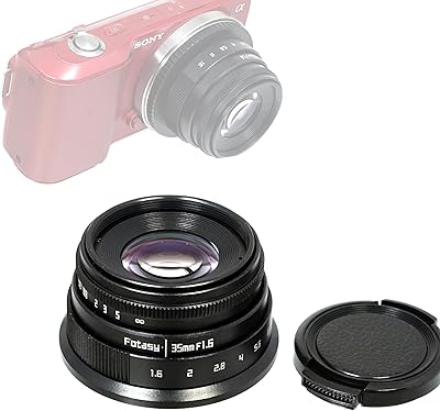 Fotasy 35mm F1.6 Manual Prime Lens for Sony E-Mount