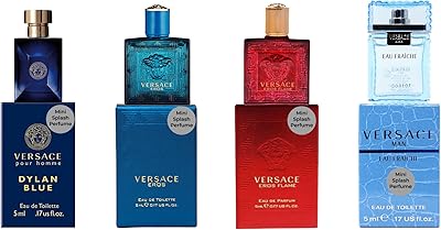 Versace 4 Piece Mini Gift Set for Men