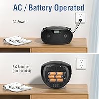 Nextron CB-500BT Portable CD Player Bluetooth Boombox — image 8