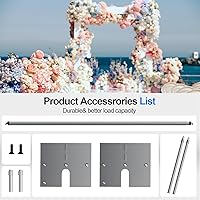 GLOSHOOTING Pipe and Drape Backdrop Stand Kit 8.6x10ft — image 6