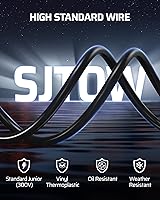 DEWENWILS 50FT Retractable Extension Cord Reel with 6 Outlets — image 4