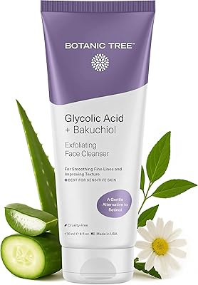 Botanic Tree Bakuchiol & Glycolic Acid Exfoliating Face Wash 6.7oz