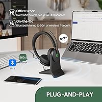 Yealink BH74 with Stand ANC Wireless Bluetooth Headset — image 5