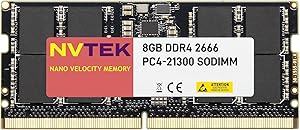 NVTEK 8GB DDR4 2666MHz SODIMM Laptop Memory