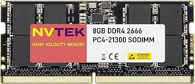 NVTEK 8GB DDR4 2666MHz SODIMM Laptop Memory