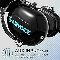 AIRVOICE Aviation Headset with Passive Noise Cancellation — image 4