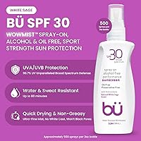 BU SPF 30 Sunscreen Spray, White Sage, 3.3oz — image 3