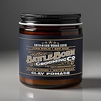 Battle Born Grooming Co Volumizing Hair Clay Pomade, 4 oz — image 5