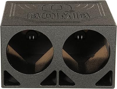 Q Power QBOMB10TB Dual 10-Inch Vented Subwoofer Enclosure