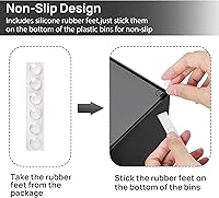 Vtopmart Black Small Stackable Storage Drawers — image 7