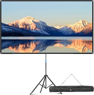 VISULAPEX 80-Inch Projector Screen with Stand