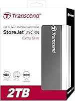 Transcend StoreJet 25C3N 2TB Portable External Hard Drive — image 2