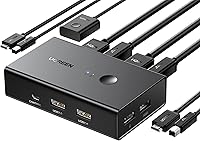 UGREEN HDMI KVM Switch 1 Monitor 2 Computers — image 1